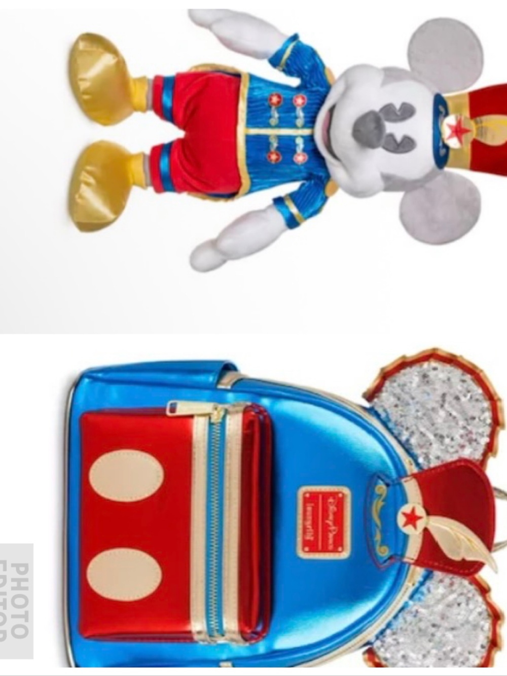 Disney MMMA Dumbo Loungefly Mini Backpack with Plush